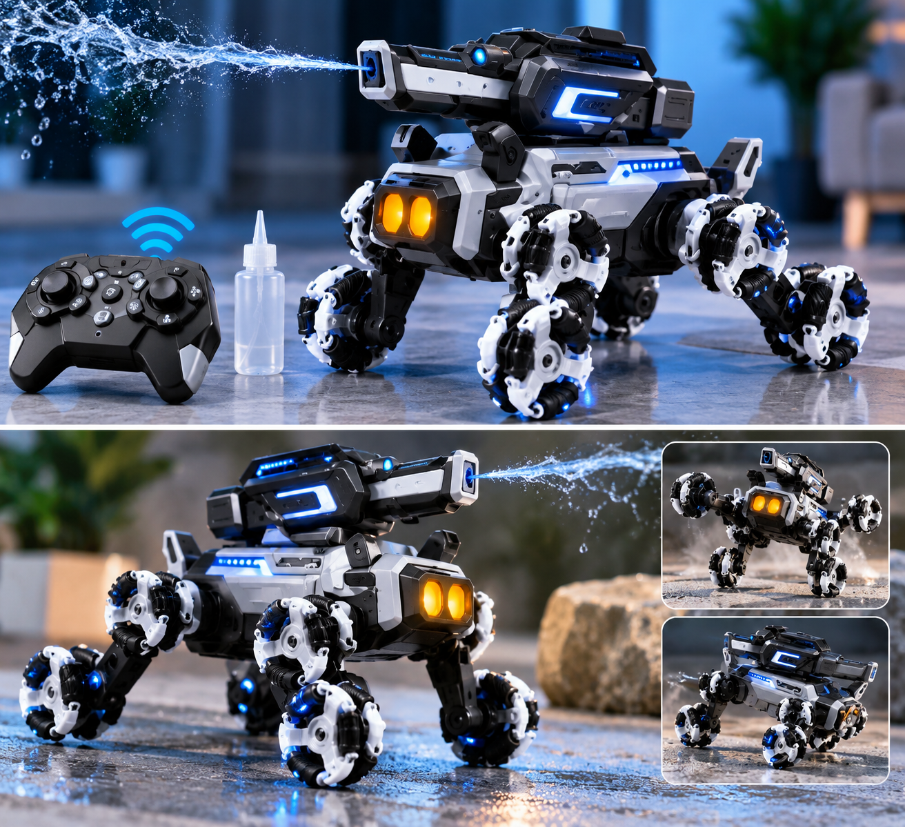 BLIC BRB4 Hydro Combat Robot Dog Su Atan