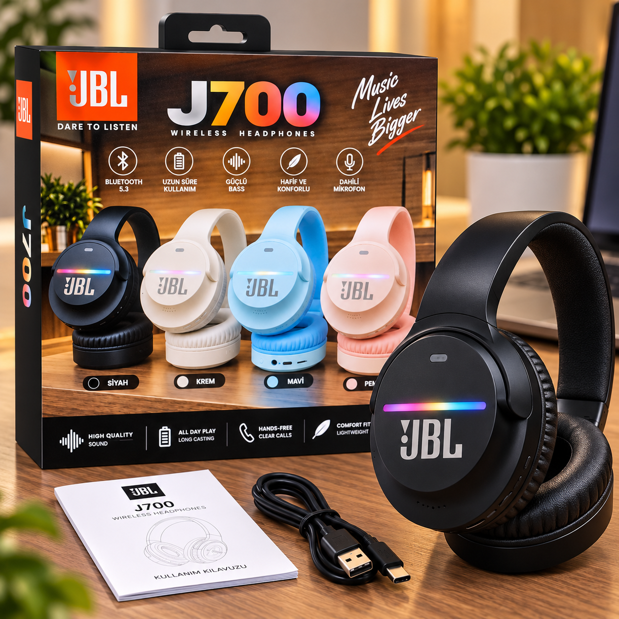 JBL J700 Kablosuz Kulaklık