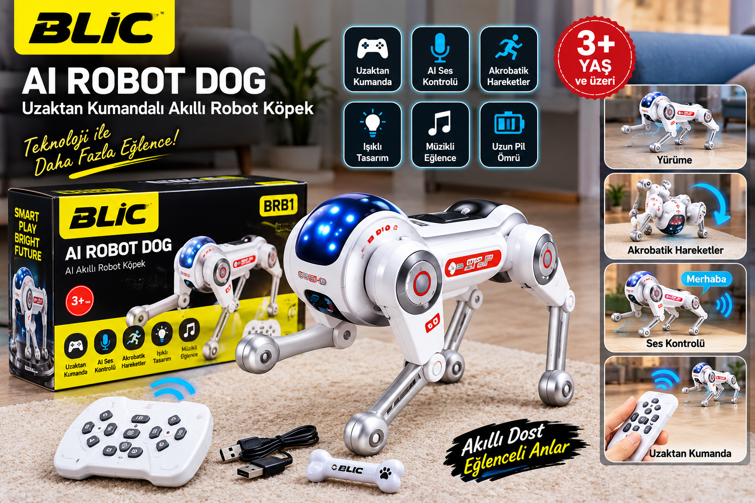 BLIC BRB1 Uzaktan Kumandalı Köpek